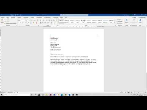 Video: Een zakelijke brief schrijven (met afbeeldingen)