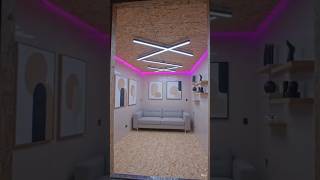 Modern Ceiling Light Design 💡 | Small Room Transformation #ai #new #home # trending #shortvideo
