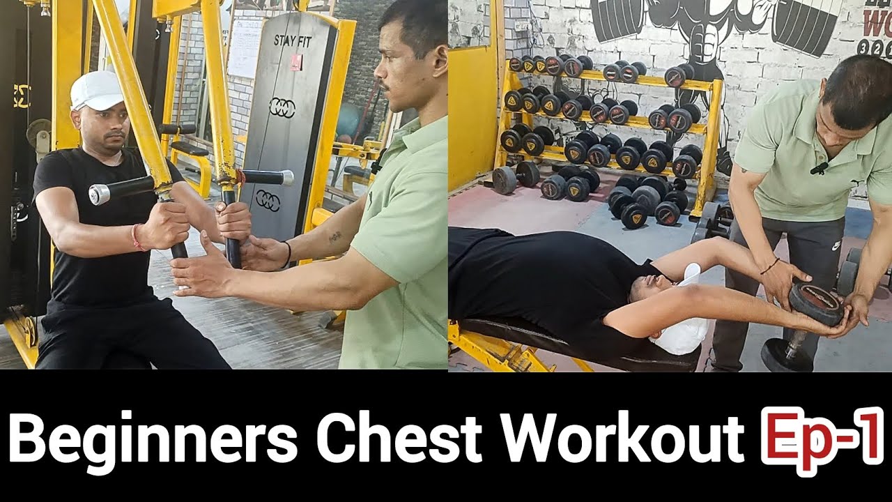 Ep-1 Chest Workout For Beginners | Beginners Workout Series | Harish ...