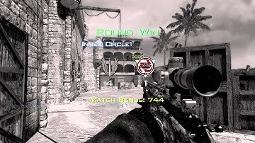 Amazing Throwing Knife MW3 Search and Destroy Winning Kill Cam