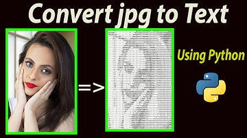 convert jpg to text file using python