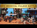 Epic Medieval Village Battle - Lego Castle War | Stop Motion Animation