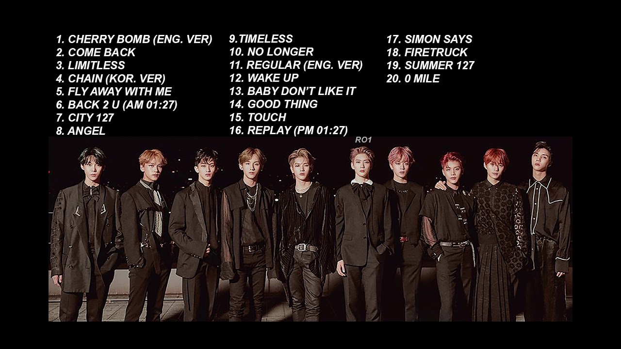 nct tour setlist