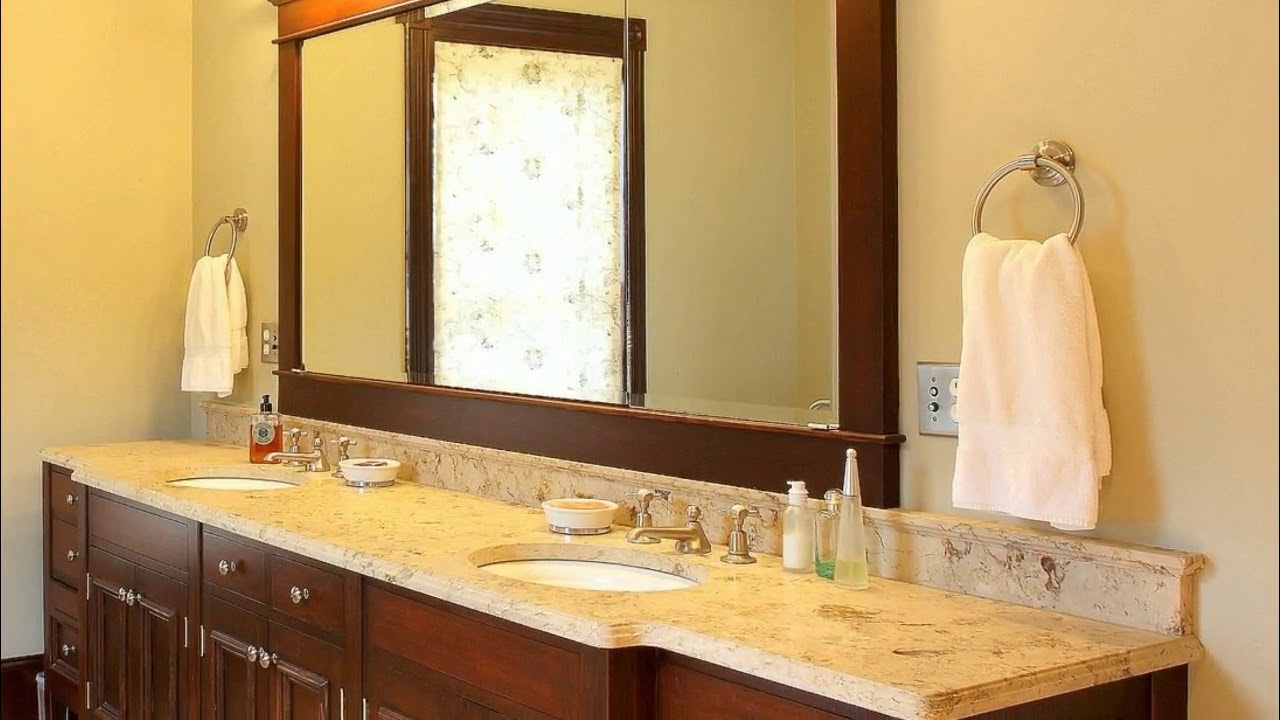 Double Sink  Bathroom  Vanity Decorating  Ideas  YouTube