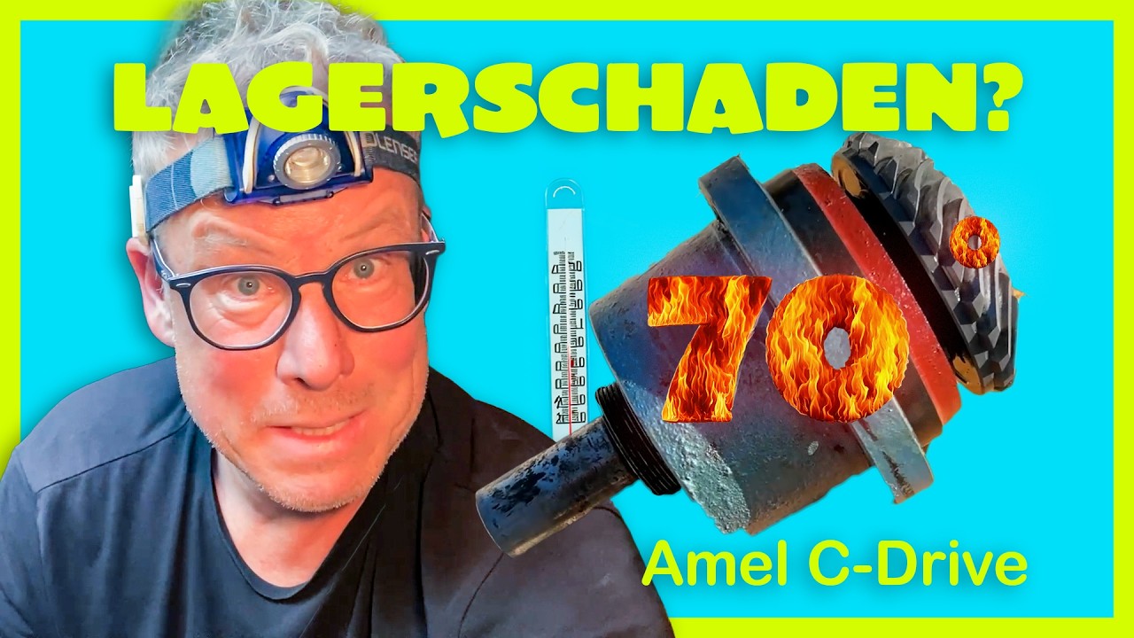 ⁣C-Drive Lagerschaden – 1 Getriebe, 8 Schrauben, Risiko-Reparatur? (Amel Santorin 46)