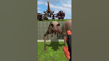 ZOOCHOSIS MONSTERS vs ORIGINAL ANIMALS POW! HAHA! BIG HOLE in Garry