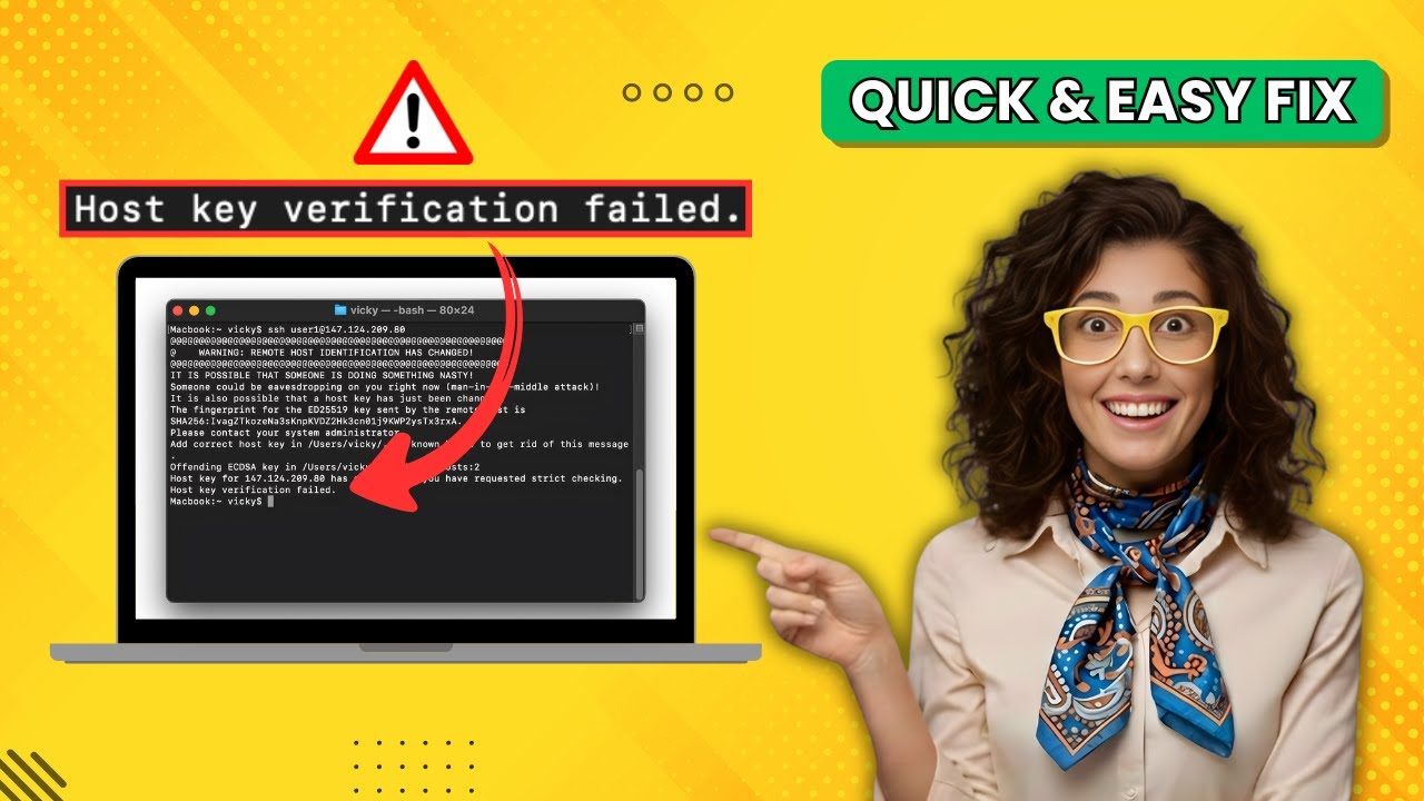 How to Quickly Fix “host key verification failed” in SSH - YouTube