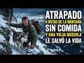 Quedó atrapado en la montaña sin comida và una vieja mochila le salvó la vida 🎒 #supervivencia