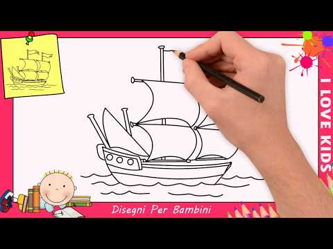 Come Disegnare Una Barca Facile Passo Per Passo Per Bambini