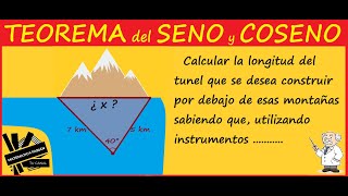 TEOREMA del SENO y COSENO: PROBLEMAS de APLICACIÓN. (Paso a paso) TEOREMA del SENO y COSENO: PROBLEMAS de APLICACIÓN. (Paso a paso)