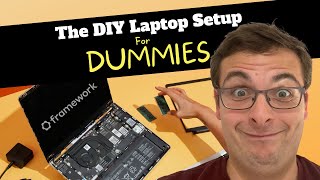 It was SO EASY to set up Framework's DIY Laptop