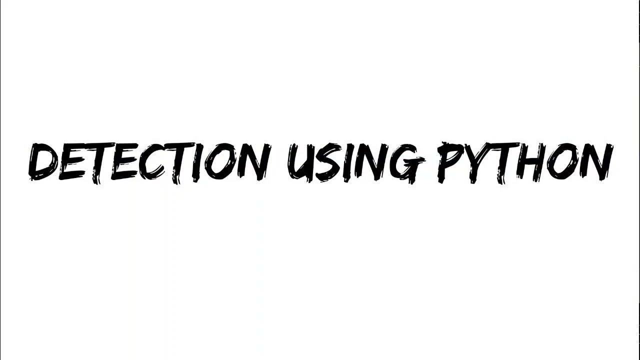 POTHOLE DETECTION USING PYTHON IICDC-TI - YouTube