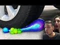 APLASTANDO COSAS CON EL AUTO **ORBEEZ, SQUISHY, CRNCHY**