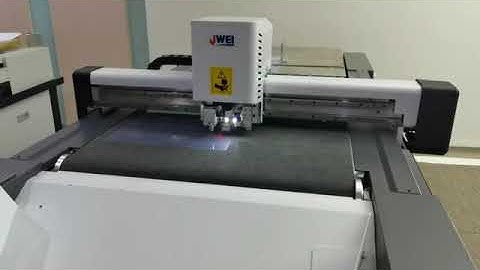 PVC Box Cutting Precision by JWEI Digital Cutter