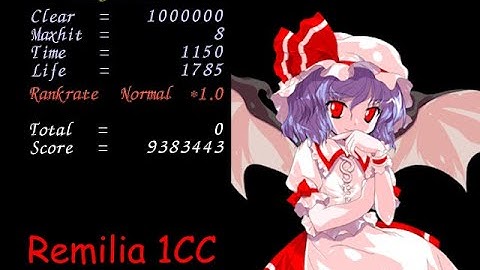 Touhou 7.5 - Immaterial and Missing Power - Remilia Normal 1CC