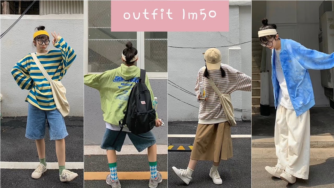 style unisex nữ 2022 Update Outfit 1m5 cho nàng nấm lùn