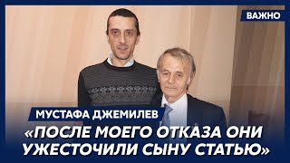 Джемилев: Мне позвонили от Януковича и предложили немедленно освободить моего сына