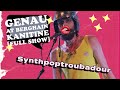 Synthpoptroubadour performing genau at berghain kantine full show