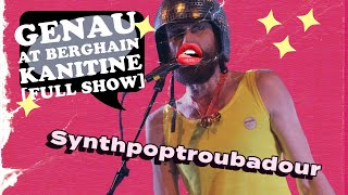 Synthpoptroubadour performing GENAU at Berghain Kantine! [Full Show]