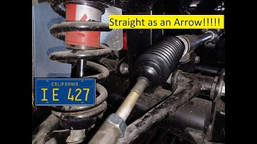 We Finish Up the Front Suspension, Steering and then Align the Front of Jim