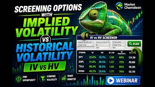 Screening Options with Implied Volatility vs Historical Volatility IV vs HV
