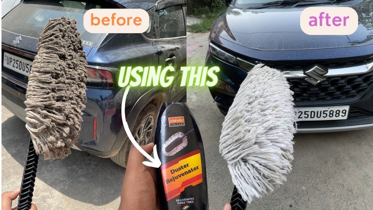 How to make old Jopasu car duster brand new at home Jopasu car duster rejuvenator YouTube