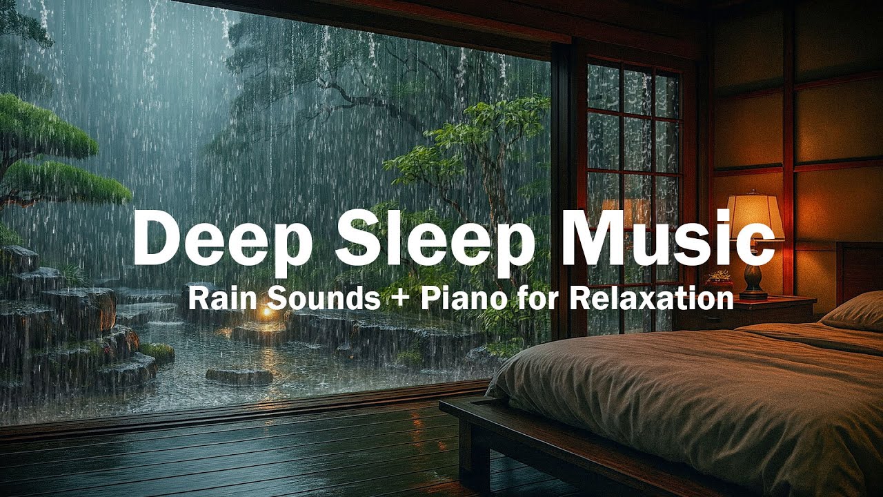 Relaxing Piano Music – Healing Rain Sounds for Deep Sleep, Stress ...