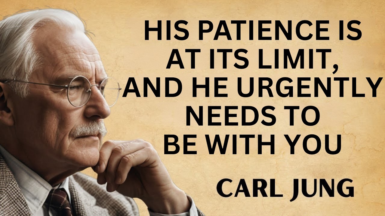 THIS PERSON CAN'T TAKE IT ANYMORE. THIS CAN'T WAIT ANY LONGER | CARL JUNG
