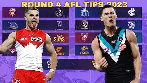 ROUND 4 AFL 2023 TIPS + MARGIN COMP