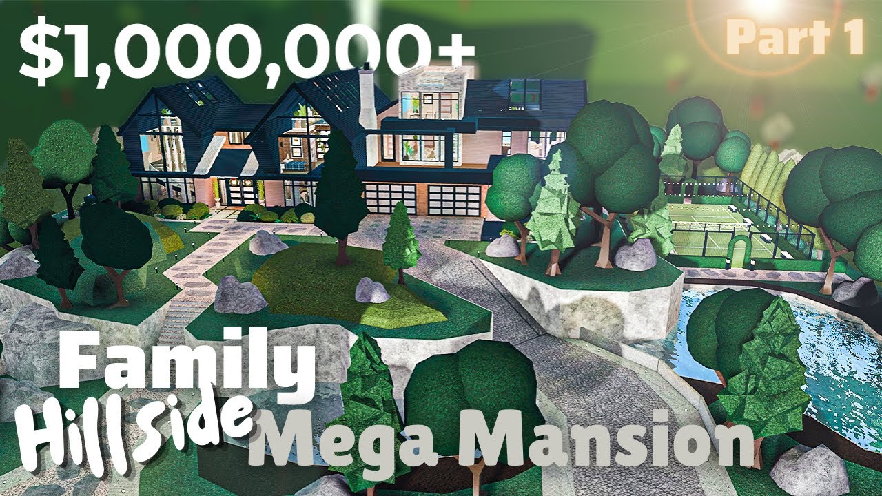 Family Hillside Mansion, Roblox Bloxburg