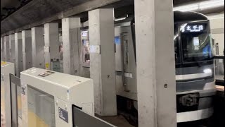 【トプナン】東京メトロ13000系13101F〜人形町駅入線から発車まで〜