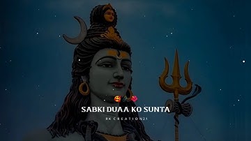 🌺Shambhoo Ik Tu Hi Tu Status|🥰 Hansraj Raghuwanshi|WhatsApp Status| 🙏 Bholenath Status|RKCreation2.1