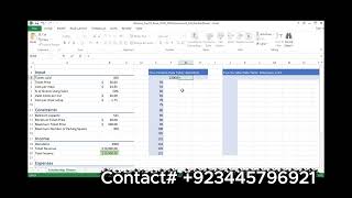 Excel Chapter 6 HOE Assessment | Scholarship Dinner Solution