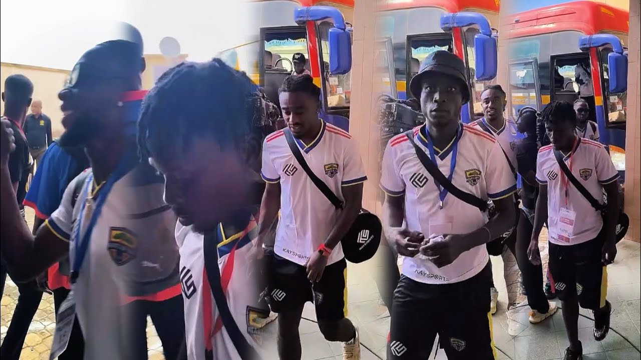 Watch hearts of oak super arrivals at Baba yara sports stadium - YouTube