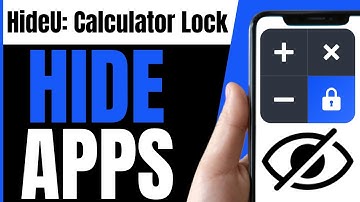 How To HIDE APPS Using HideU Calculator Lock (FULL GUIDE) 2025