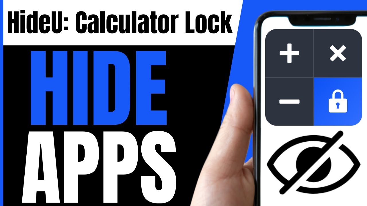 How To HIDE APPS Using HideU Calculator Lock (FULL GUIDE) 2025