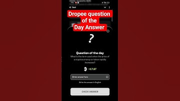 11 May DropeeQuestionof The Day Code | Dropee Question of TheDay Answer  #Dropee