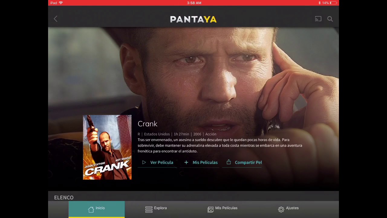 iOS 11 Captura Pantaya Stream