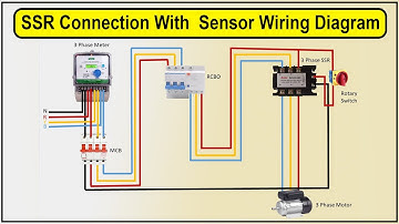 How To Make SSR Connection With Sensor Wiring Diagram | SSR Sensor