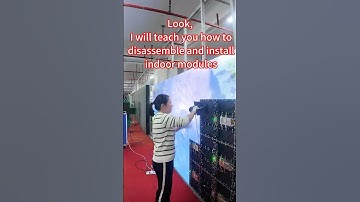 Indoor led display magnetic module easy to install and disassemble #Ledvdi #ledscreen #ledvideowall