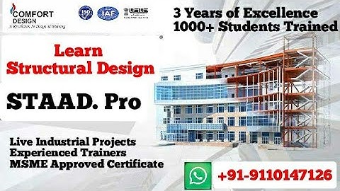 STAAD. Pro | Structural Design | Civil Training