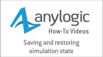 Saving and restoring simulation state