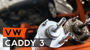 Hoe een brandstoffilter vervangen op een VW CADDY 3 (2KB)  [HANDLEIDING AUTODOC]