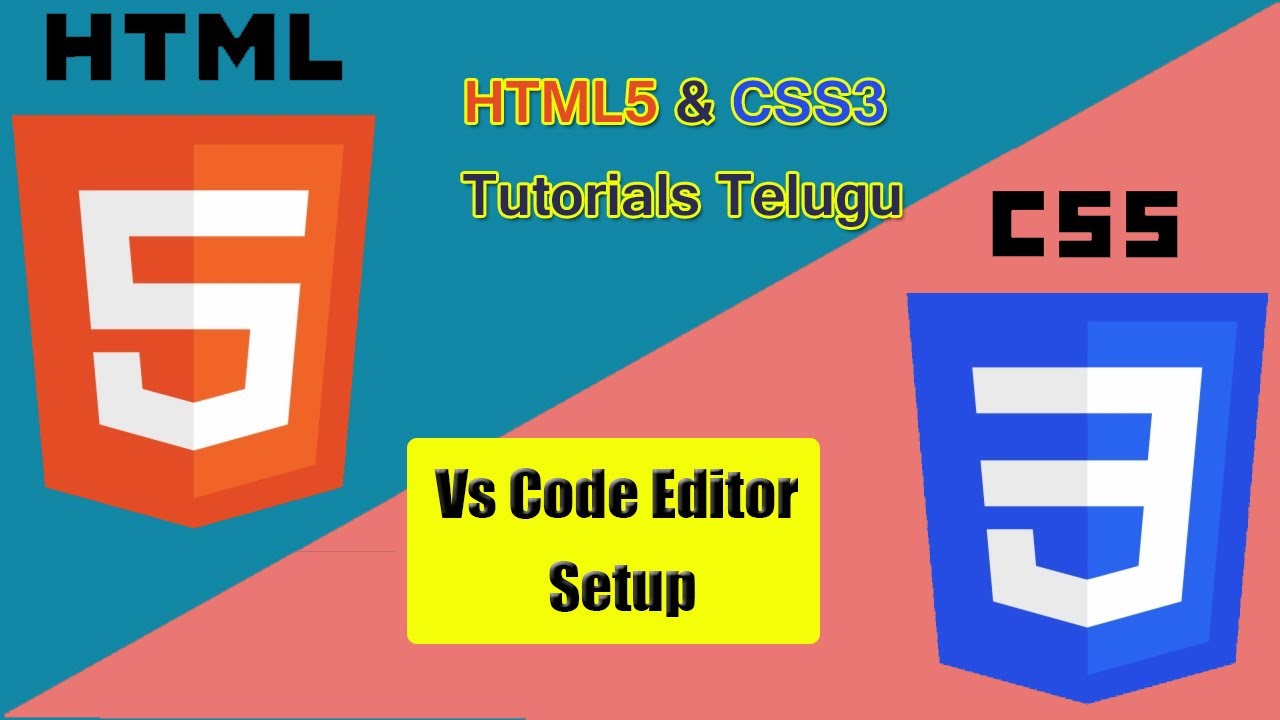 Setting Up Visual Studio Code Editor | Html5 and Css3 Tutorials in ...