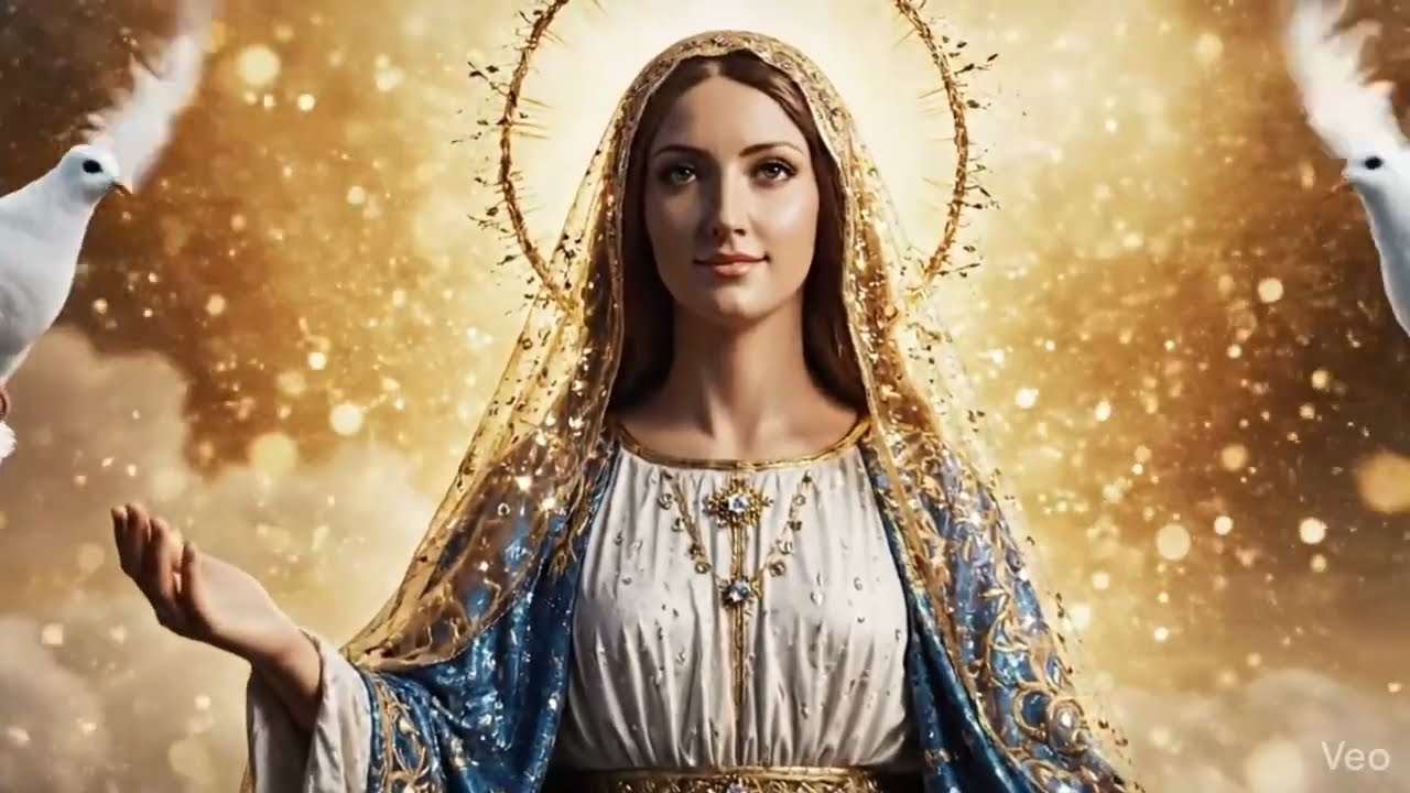 Hail Mary, #AveMaria #HailMary #БогородицеДево #SacredSong  #SpiritualMusic #OdeToMary #DivineLight