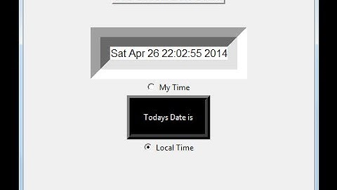 Python Tkinter GUI Tutorial of Date and Time
