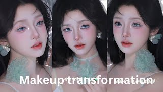 makeup transformation | chinese makeup transformation tiktok |