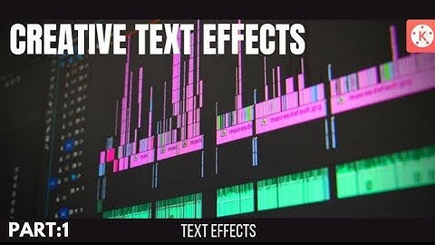 2 Rocking Text effects tutorial in kinemaster Part:1!!🔥👌