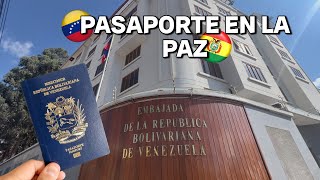 The Venezuelan passport process in Bolivia (Step by step in La Paz)