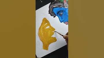 Radha Krishna drawing || Wait for end || Support #shorts #viral #drawing #art #krishna #short